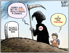 RIP BY NRA  by Christopher Weyant