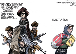 MALALA YOUSAFZAI  by Pat Bagley