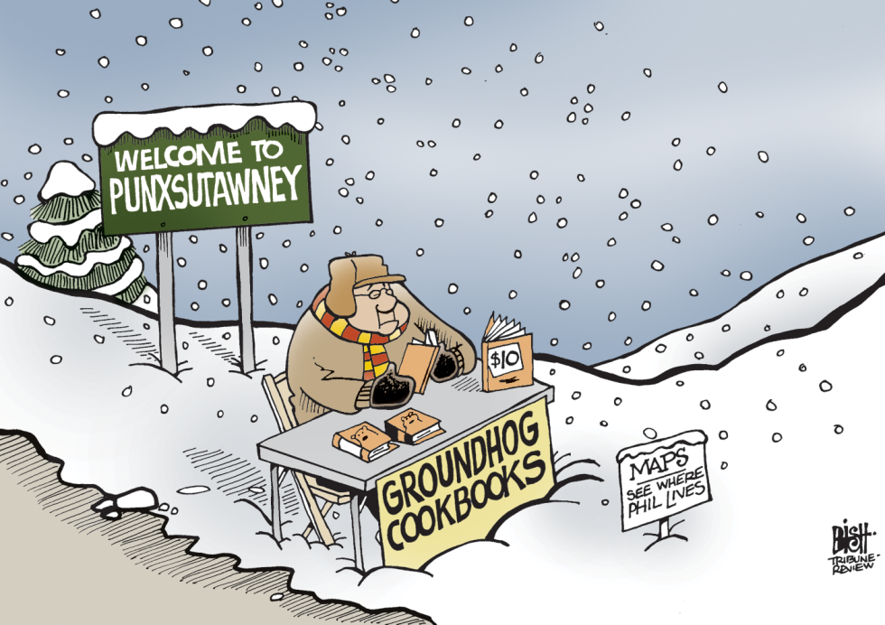 SPRING IN PUNXSUTAWNEY, COLOR