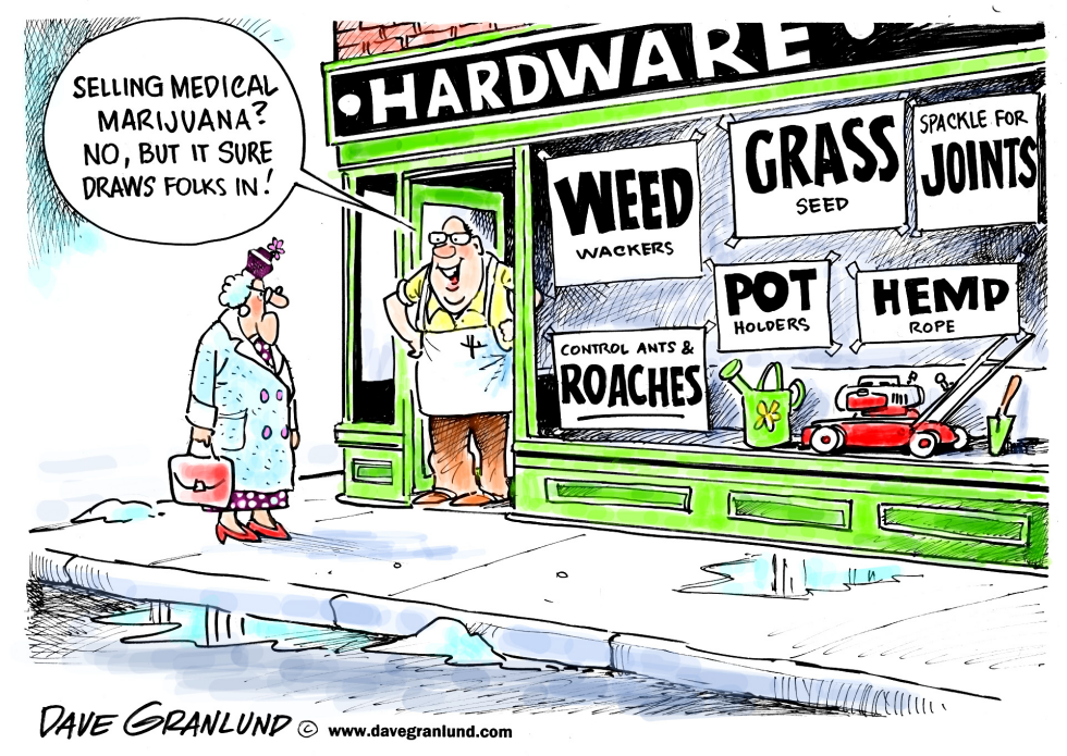  MEDICAL MARIJUANA SALES by Dave Granlund