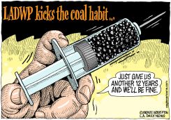 LOCAL-CA LOS ANGELES KICKS COAL HABIT  by Monte Wolverton