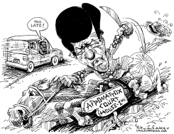 TRENT LOTT by Sandy Huffaker