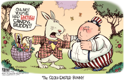 SEQU-EASTER BUNNY  by Rick McKee