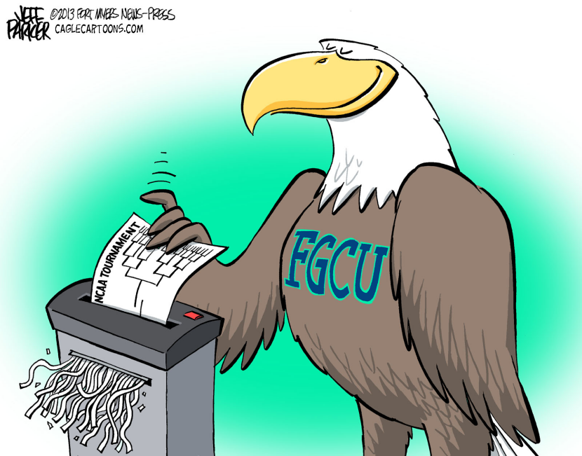 FGCU Shreds the Brackets COLOR