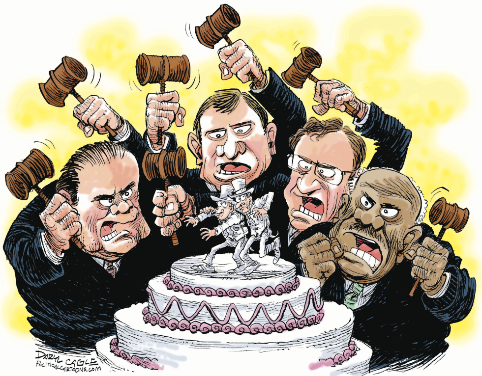  GAY RIGHTS AND THE SUPREME COURT by Daryl Cagle