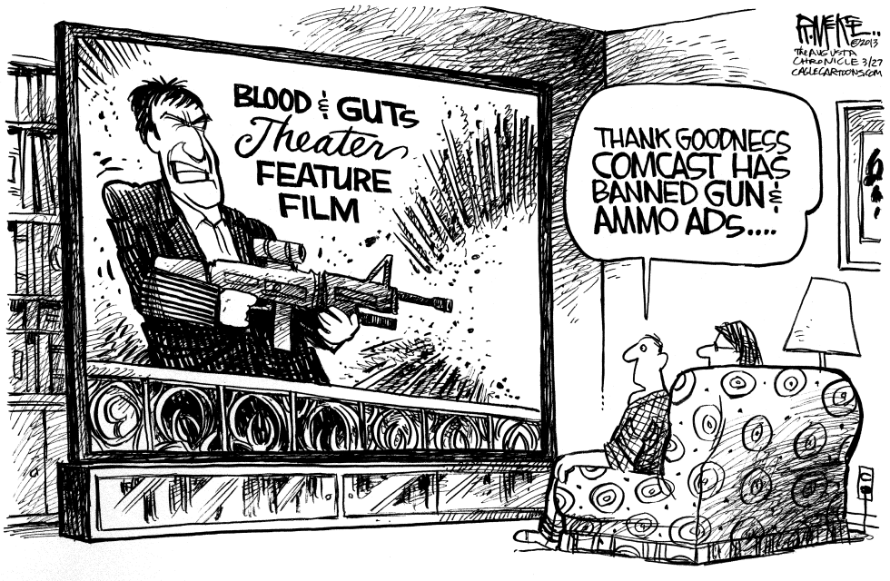 Comcast Bans Gun Ads