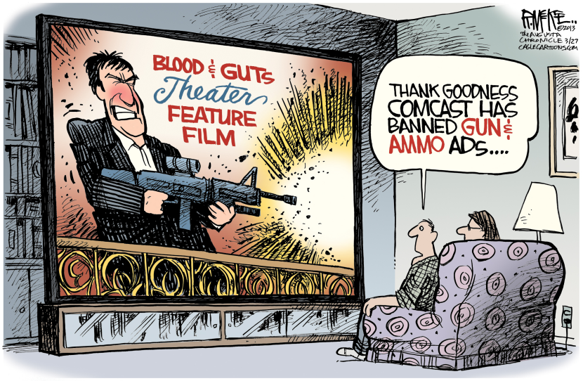 Comcast Bans Gun Ads COLOR