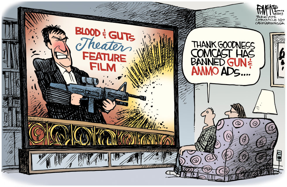 Comcast Bans Gun Ads COLOR