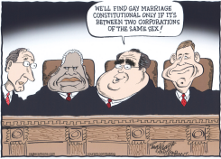 SUPREME CONFUSION -  by Bob Englehart