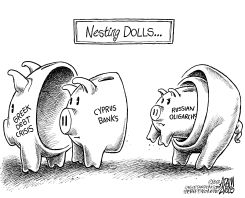 CYPRUS BANKS by Adam Zyglis