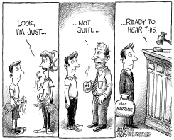 GAY MARRIAGE by Adam Zyglis