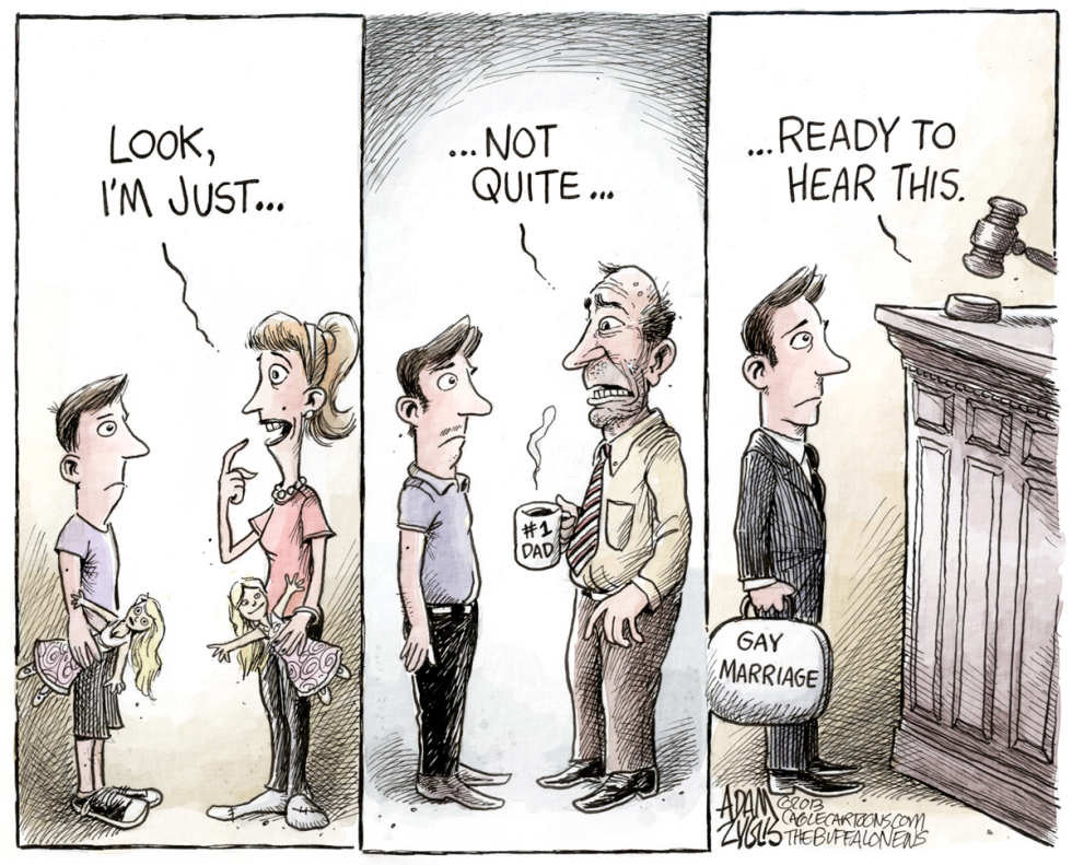  GAY MARRIAGE by Adam Zyglis