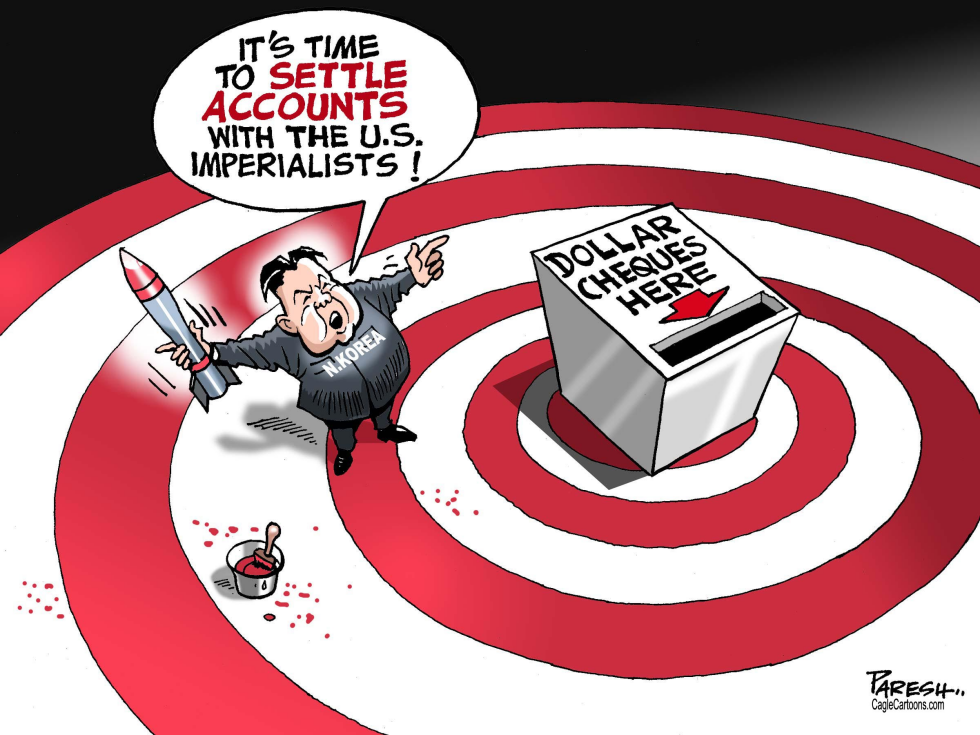 North Korea and USA COLOR