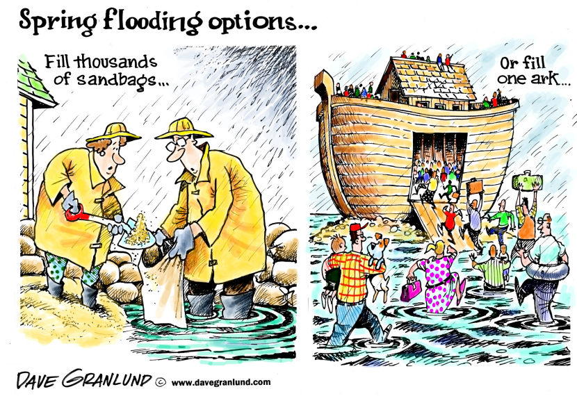 Spring flooding options