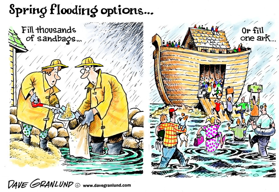  SPRING FLOODING OPTIONS by Dave Granlund