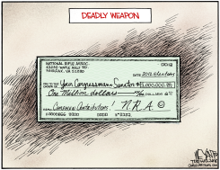 DEADLY WEAPON  by Christopher Weyant