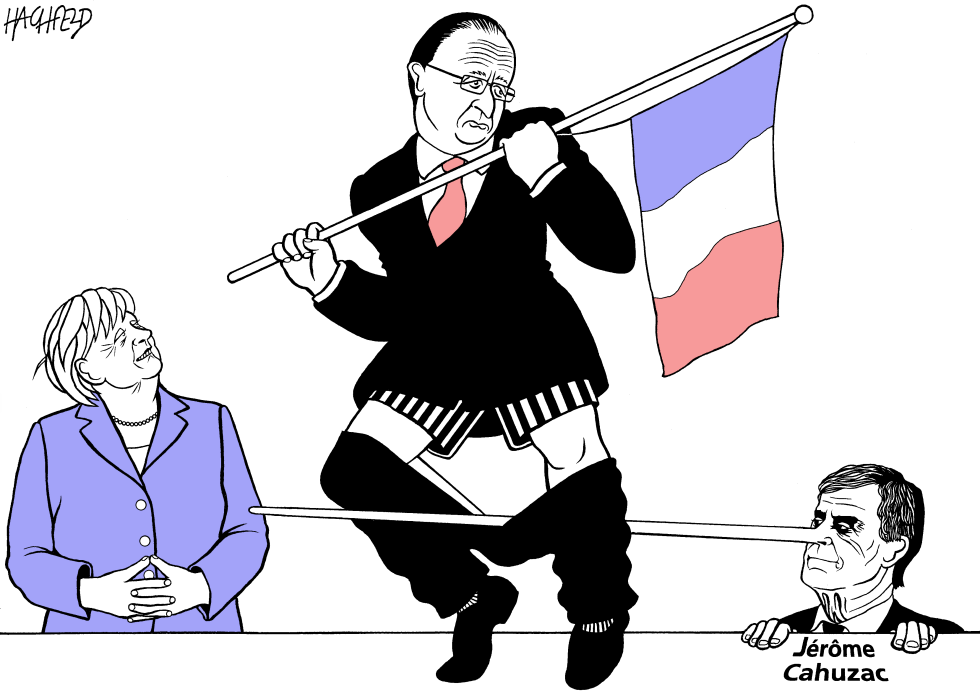  HOLLANDE IN DIRE STRAITS by Rainer Hachfeld