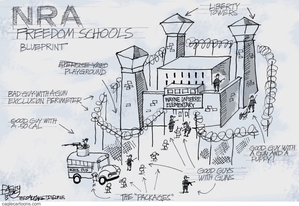  TOTALLY SAFE SCHOOLS by Pat Bagley