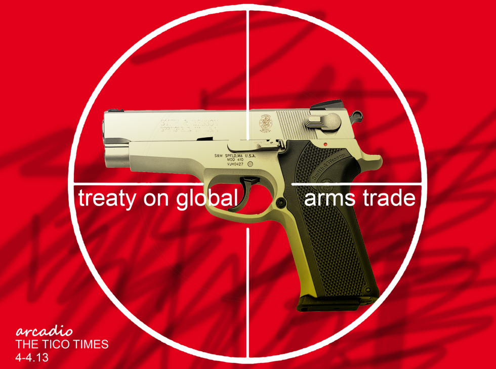 Blanco del nuevo tratado de comercio de armas