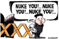 NORTH KOREA THREATS  by Jimmy Margulies