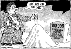 FOOD INDUSTRY AND EXCESS SALT by Monte Wolverton