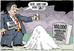 FOOD INDUSTRY AND EXCESS SALT  by Monte Wolverton