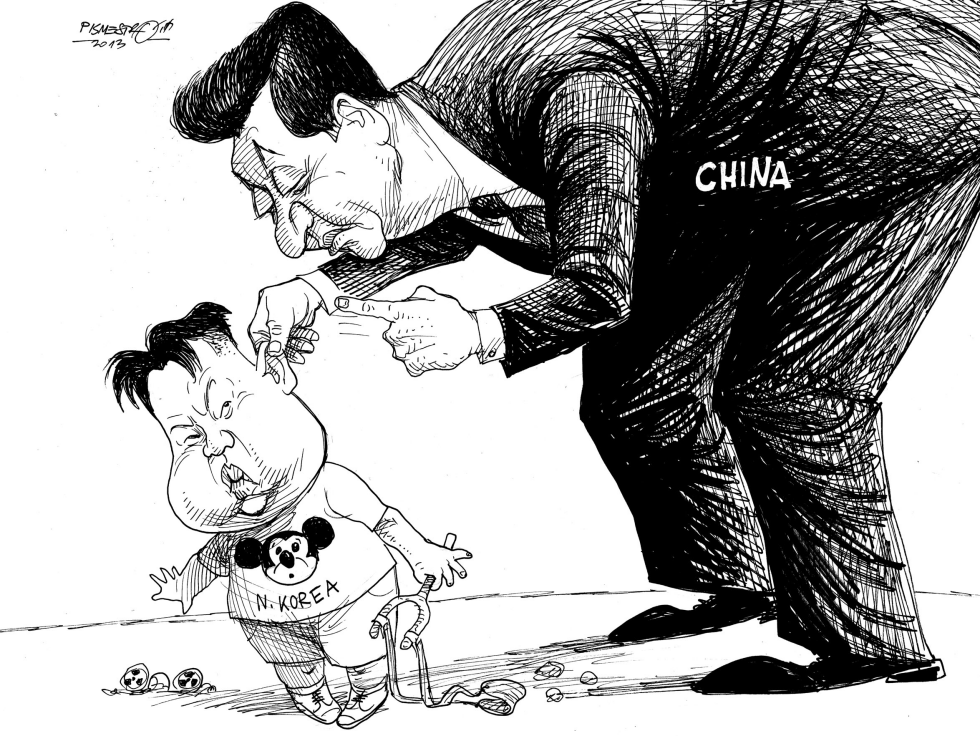  CHINA CRITICIZES NORTH KOREA by Petar Pismestrovic