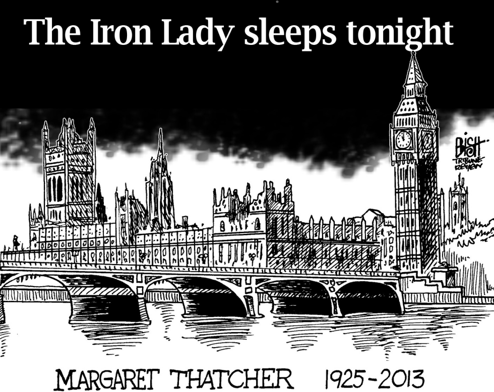 MARGARET THATCHER, B/W