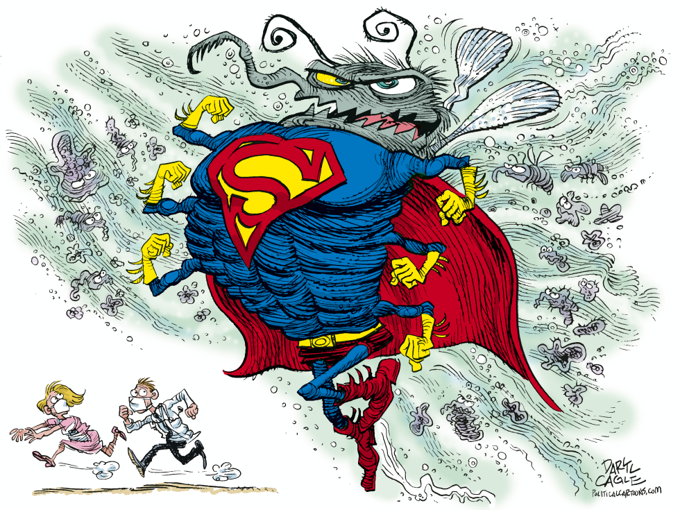  SUPERBUG  by Daryl Cagle