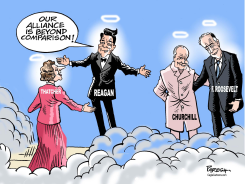 THATCHER AND REGAN  by Paresh Nath
