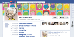 MANDELA ON FACEBOOK by Damien Glez