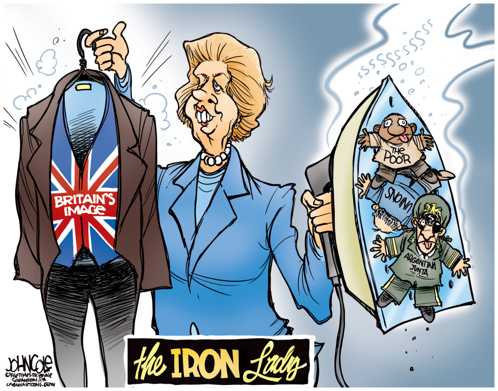The "iron" lady COLOR