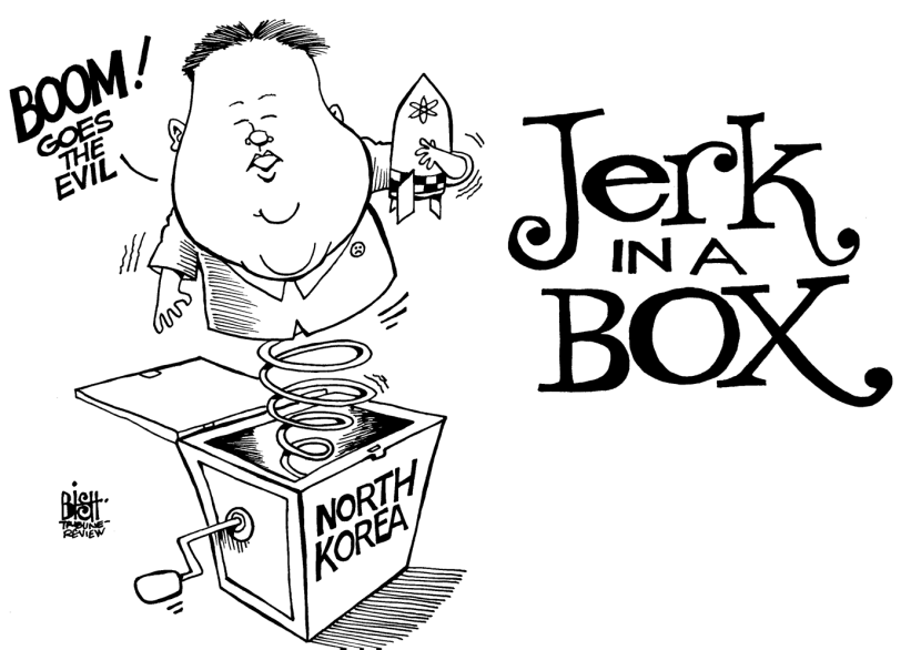 JERK IN A BOX, B/W
