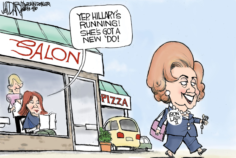 Iron Ladies Hillary and Maggie