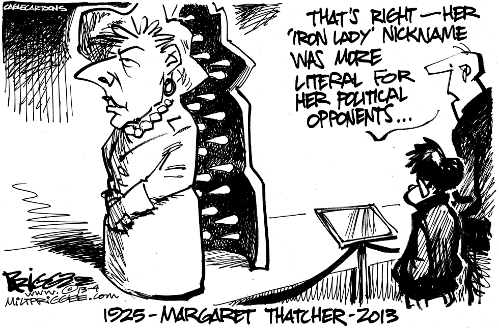  THATCHER by Milt Priggee