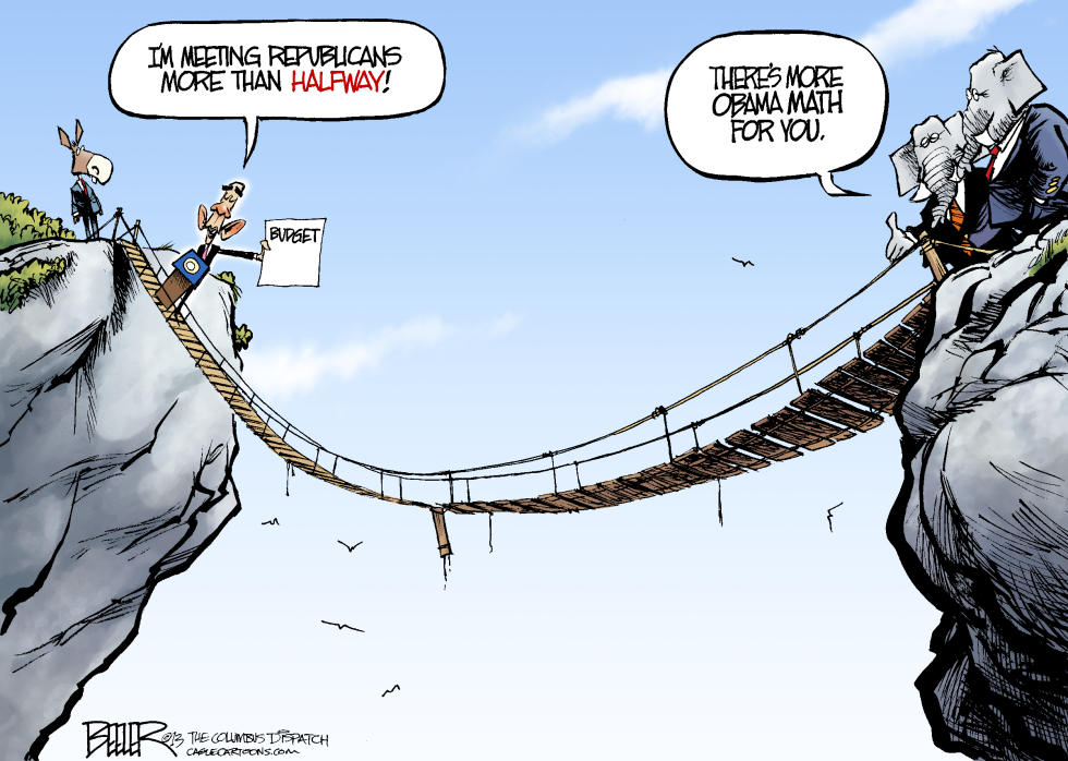  OBAMA BUDGET by Nate Beeler