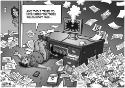 TAXPAYER ATTEMPTS TAX SEQUESTRATION by R.J. Matson