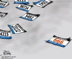 BOSTON MARATHON ATTACK  by Gary McCoy