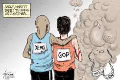 BOSTON MARATHON BOMBING by Rob Tornoe