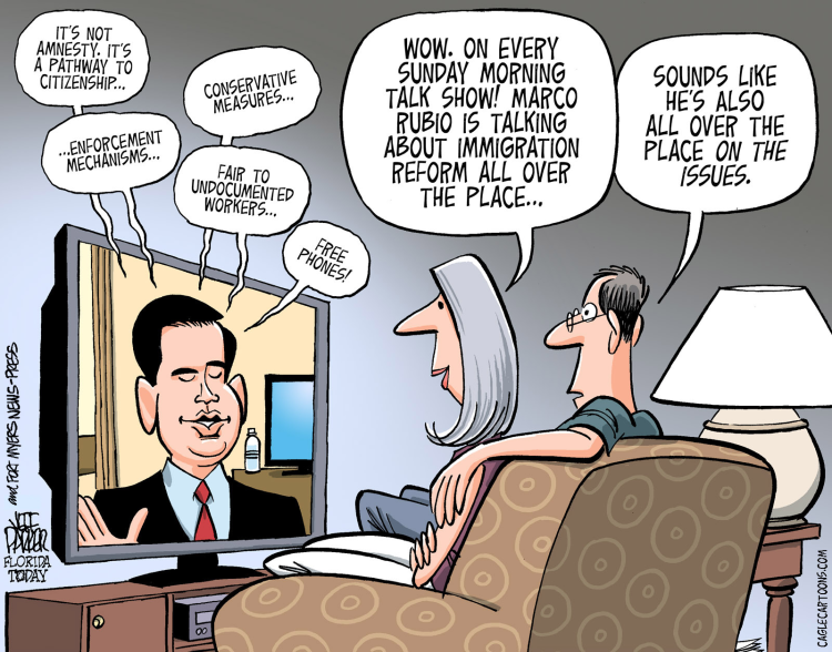 RUBIO AND IMMIGRATION  by Jeff Parker