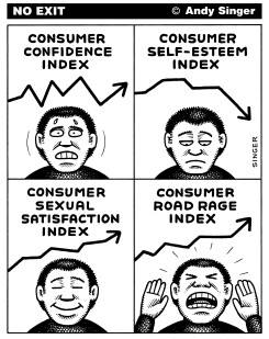 CONSUMER CONFIDENCE INDEX by Andy Singer