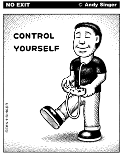 CONTROL YOURSELF by Andy Singer