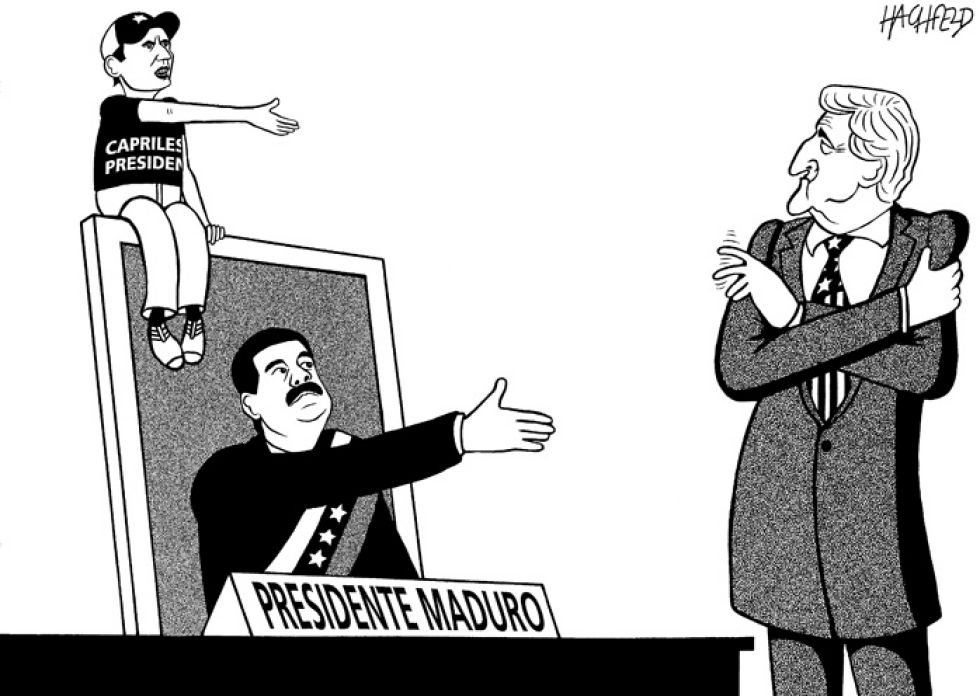 Kerry, Maduro, Capriles