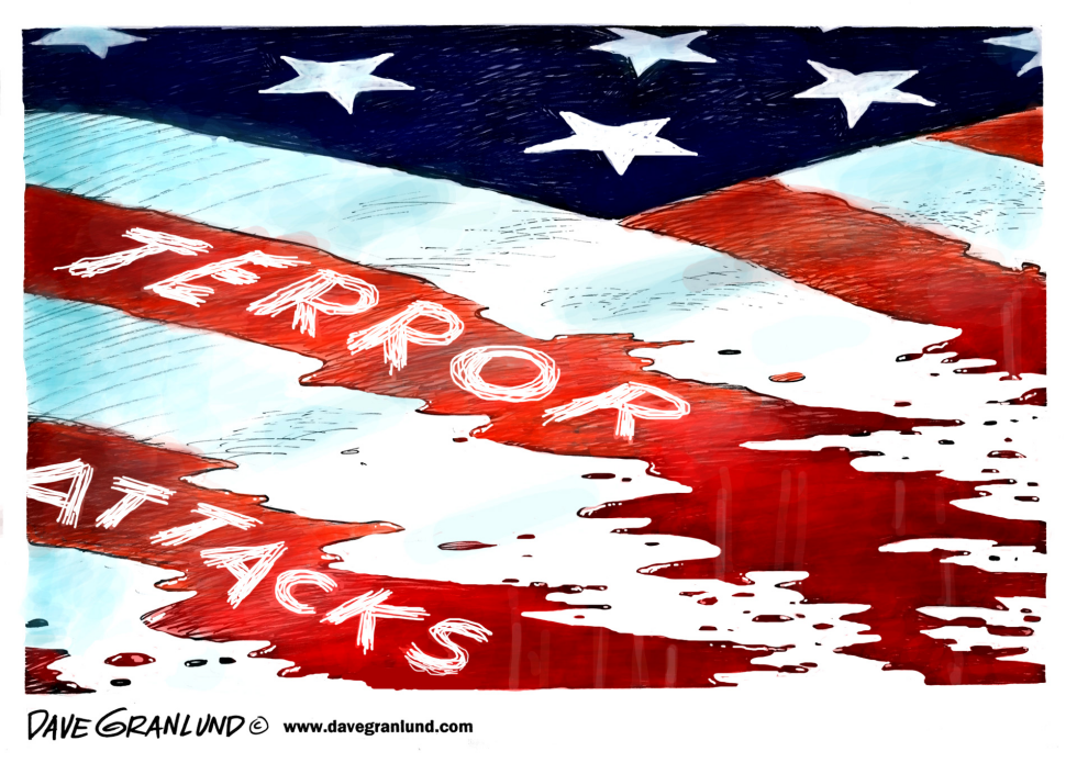  TERROR ATTACKS ON US by Dave Granlund