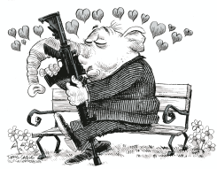 GOP AND GUNS by Daryl Cagle