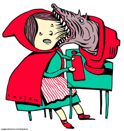 LITTLE RED RIDING HOOD AND THE HACKER  by Arcadio Esquivel