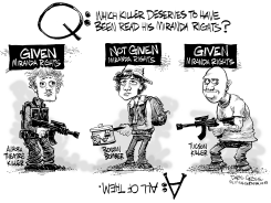 MIRANDA RIGHTS GRAY ALL OF THEM by Daryl Cagle