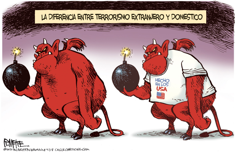 Terrorismo Domestico vs Extranjero / COLOR