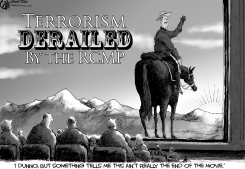 DERAILED by Cam Cardow
