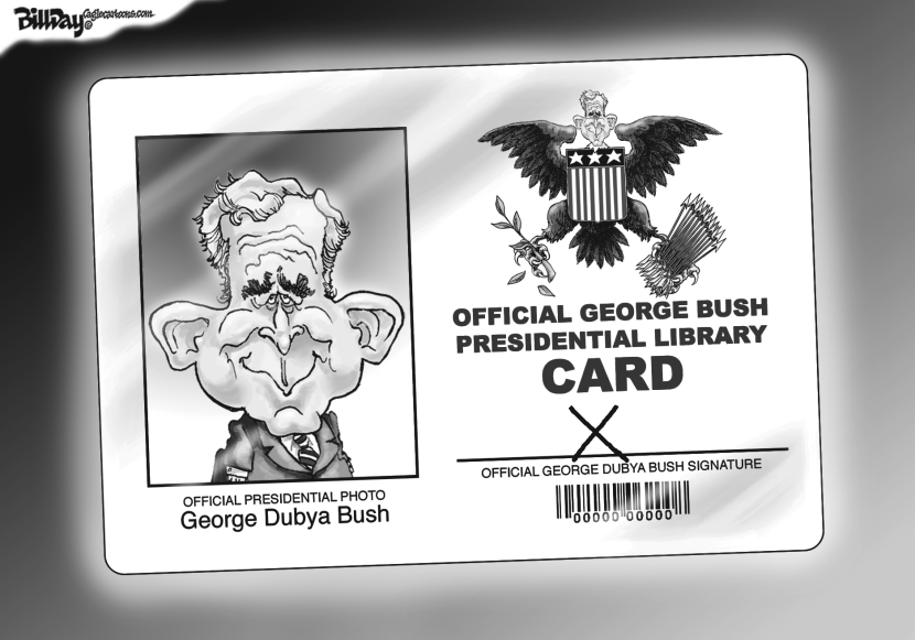 Dubya's Library Card